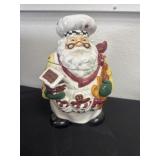 13ï¿½ Santa cookie jar