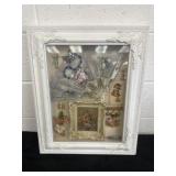 Vintage Style Shadow Box Display with Collection