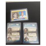 2 iconic ink cards Ruth DiMaggio and mantle in