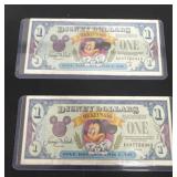 2 Disney Mickey Mouse collective dollars