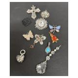 Group of necklaces pendants