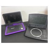 2 untested dvd players no cords