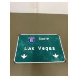 11ï¿½x8ï¿½ metal Las Vegas street sign