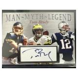 Tom Brady Man Myth Legend facsimile auto