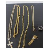 Gold plated necklaces