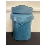 17ï¿½ metal post mail box