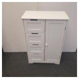 4 Drawer single door cabinet