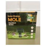 New solar engery mole repellent screw