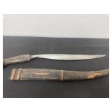 12ï¿½ Vintage Talibon Garab Wood Handle Knife and