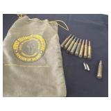 First security bank bag with ammo