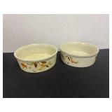 2 Hall Autumn Leaf Jewel Tea Mary Dunbar Vintage