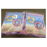 2 sets of 2 happy summer rings