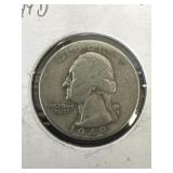 1949D Washington Quarter