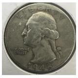 1948S Washington Quarter