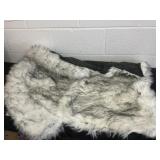 Large New Fur Dog Bed