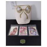 Bath & body works faux leather bag, pill