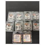 10 pair of profiles knives