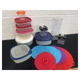 Food storage containers and silicone lids