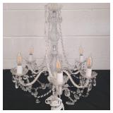 Six light vintage chandelier