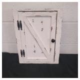 White Single door wall shelf