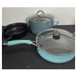 Pioneer woman, Rachel ray pan and black pan