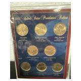 8 collectible 2007 presidential dollars