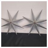 2 metal Stars 23'