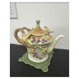 8.5ï¿½ Fitz and Floyd Chateau Lattice Garden