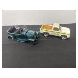 John Deere truck Hubley car missing wheel