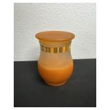 Pumpkin spice candle used