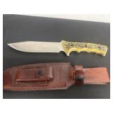 7ï¿½ hunting knife with shealth