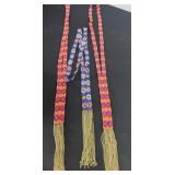 3 vintage south west  beaded sash belts