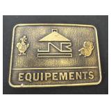 vintage brass belt buckle