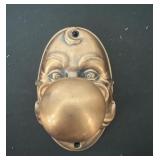 vintage brass grandpa collectible door pull
