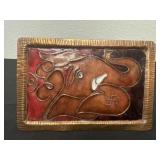 handcrafted metal  wall hanging featuring Lord