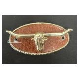 Handmade Western Texas Longhorn Bowl Leather Belt