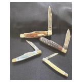4 pocket knifes