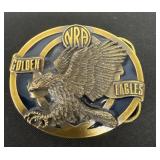 Golden eagle belt buckle