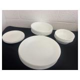 30pc Corelle plates and bowls