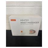 Heated waist massager