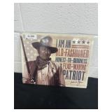 16ï¿½x13ï¿½ John Wayne metal sign