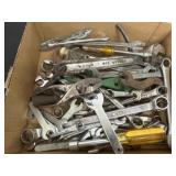 Group of wrenches and pliers