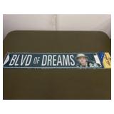 5ï¿½x25ï¿½ street sign Blvd of dreams