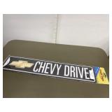 5ï¿½x25ï¿½ street sign Chevy drive