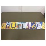 5ï¿½x25ï¿½ street sign Route 66