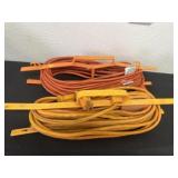 2 extension cords with holders