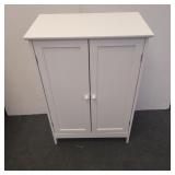 Double door white cabinet