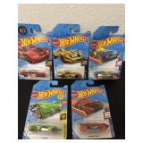 5 hot wheels