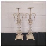 Vintage metal heavy candle stick