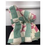 Handmade quilt vintage